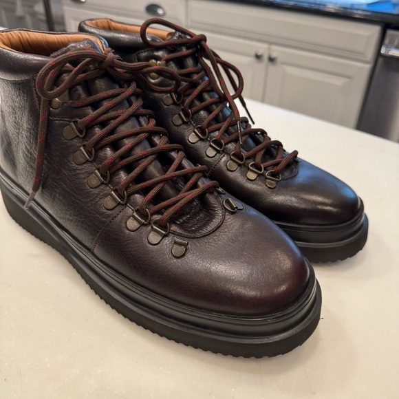 NEW Allen Edmonds NEW Men's Knox Leather Sneaker Boots Dark Brown - Size 11 D - Picture 3 of 13